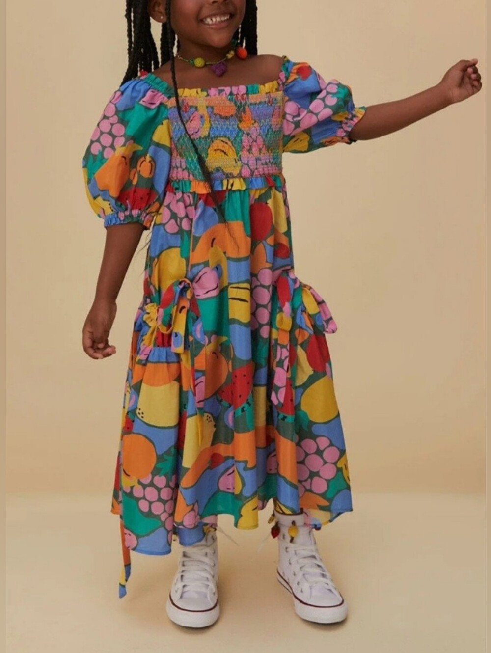 Farm Rio Girls Midi Dress